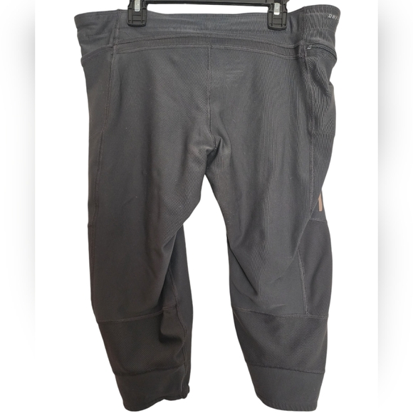 Nike Pro Dri-Fit Compression Gray Capri Workout Leggings SZ XL - Picture 2 of 9